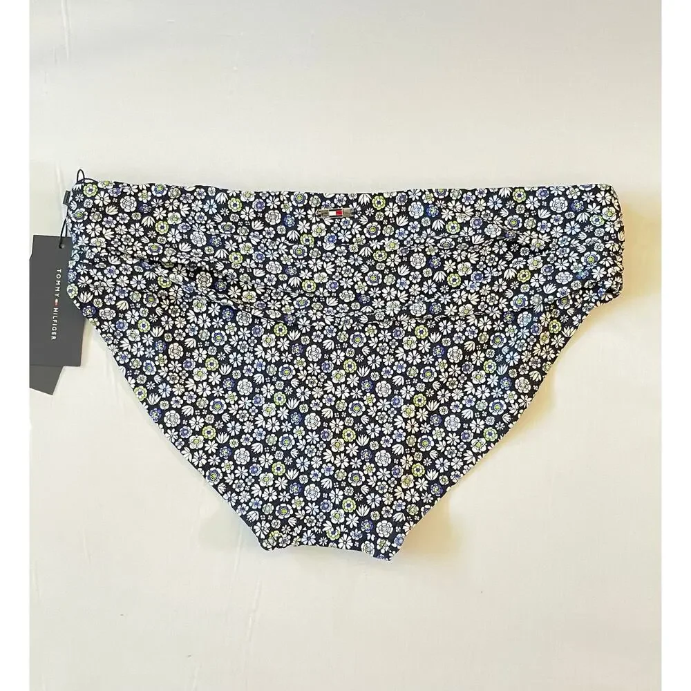 NWT Tommy Hilfiger Womens Floral Swim Bikini Small